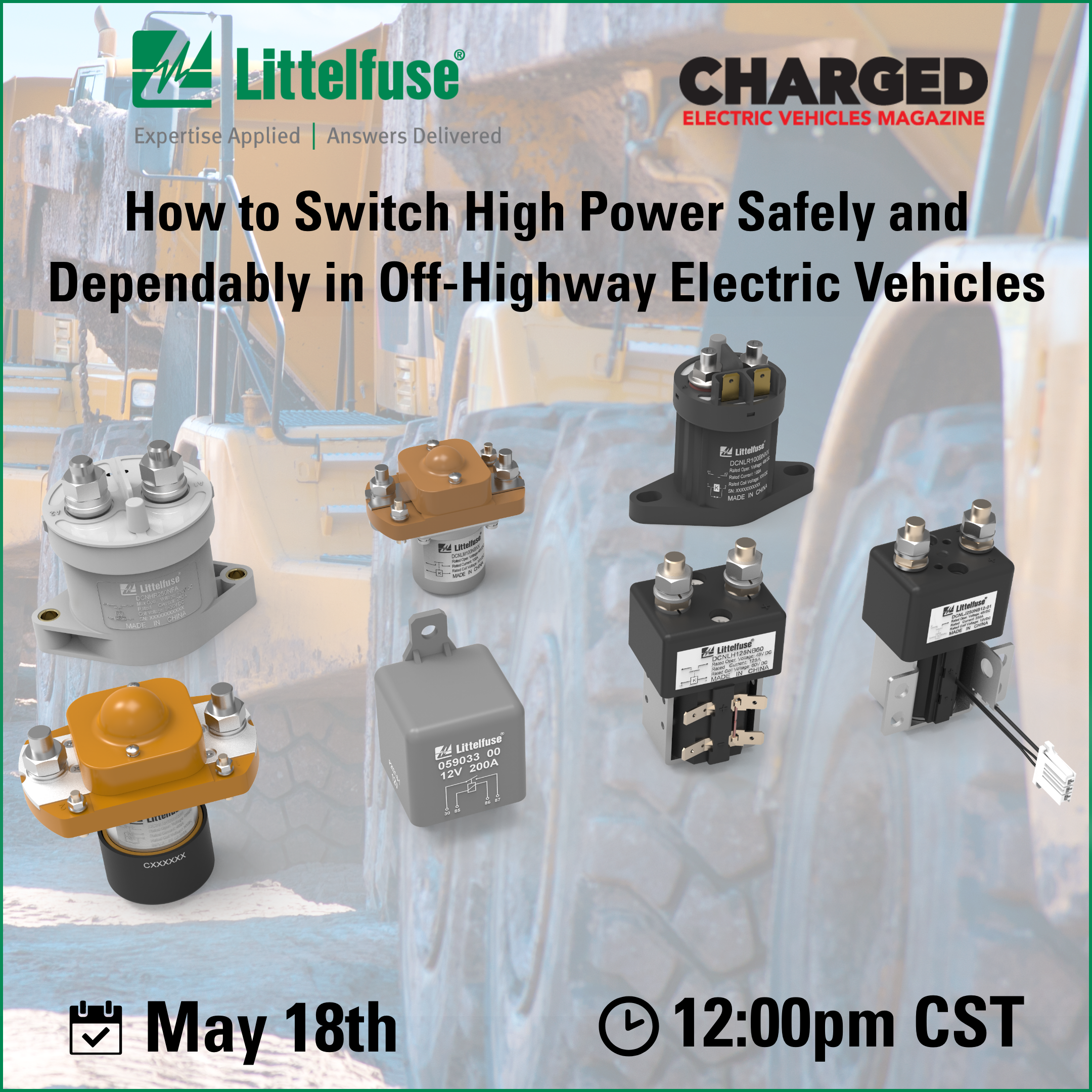 Upcoming Webinar: Switching Power in Off-Highway Electric Vehicles